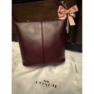 GORGEOUS Mahogany vintage Coach soho boho mini bucket